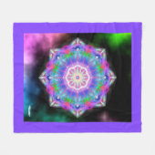 愛の強み フリースブランケット (正面(横))