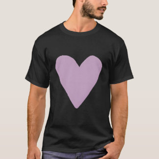 愛の形のシンボル 花 モチーフ Tシャツ