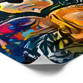 愛の形をした手ハート ポスター (角)