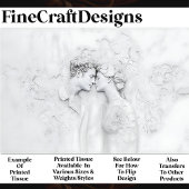 愛の彫刻の可愛い大理石のカップルX3デコパージュ 薄葉紙