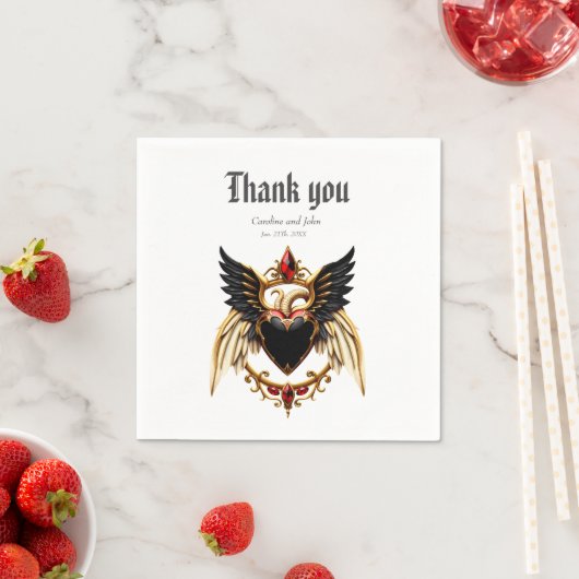 愛の影のゴシック・ロマンス スタンダードカクテルナプキン (インサイチュ)