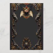 愛の影の中のゴシックのロマンス。 メニュー (裏面)