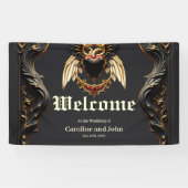 愛の影の中のゴシックのロマンス。 横断幕 (横)