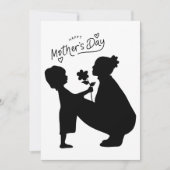 「愛の影 - 心からの母の日の芸術」 シーズンカード (正面)