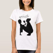 「愛の影 – 心のこもった母の日画」 Tシャツ (正面)