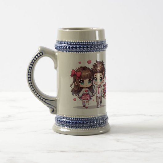 愛の征服すべて，バレンタインデー ビールジョッキ (左)