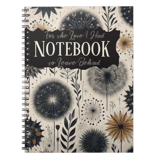 愛の後ろに隠れなければな離れら ノートブック (正面)