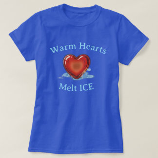 愛の心は氷をも解かす グラフィックTシャツ | 優しさ Tシャツ