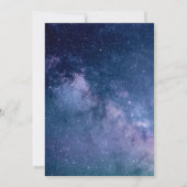 愛の思い出の中でスモダンタリー夜の葬儀写真 招待状 (裏面)