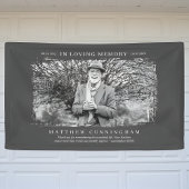 愛の思い出の記念モダンシンプル 横断幕