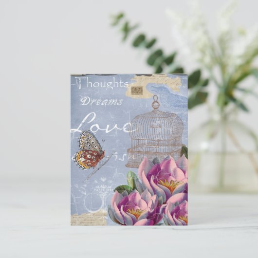 愛の思ビクトリアンい夢バタフライバードケージ カード (スタンド正面)