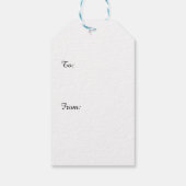 愛の思ビクトリアンい夢バタフライバードケージ ギフトタグ (裏面)