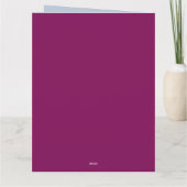 愛の思ビクトリアンい夢バタフライバードケージ サンキューカード (裏面)