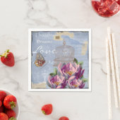 愛の思ビクトリアンい夢バタフライバードケージ スタンダードカクテルナプキン (インサイチュ)