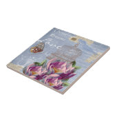 愛の思ビクトリアンい夢バタフライバードケージ タイル (側面)