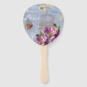 愛の思ビクトリアンい夢バタフライバードケージ ハンドファン (正面)