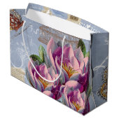 愛の思ビクトリアンい夢バタフライバードケージ ラージペーパーバッグ (裏面アングル)