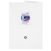 愛の息子及び義理の娘の婚礼の日カード (裏面)