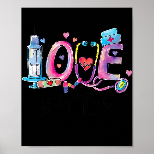 愛の患者技気に術者PCTナース ポスター (正面)