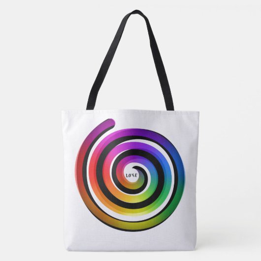 愛の悪い トートバッグ (正面)