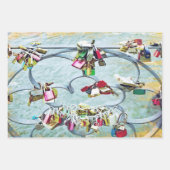 愛の情け！永遠の愛のための愛のロック ラッピングペーパーシート (正面3)