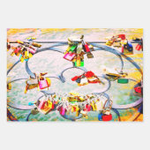 愛の情け！永遠の愛のための愛のロック ラッピングペーパーシート (正面2)