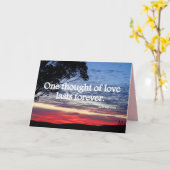 愛の想い出は永遠に 名言カード カード (黄色い花)