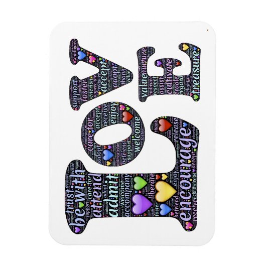 愛の意味 マグネット (縦)