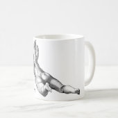 愛の愚かな神 コーヒーマグカップ (正面右)