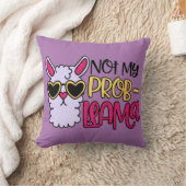 愛の愛ではなく私のプロブラマパープル クッション (ブランケット)