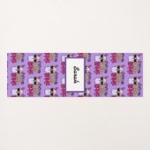 愛の愛ではなく私のプロブラマパープル ヨガマット (裏面(横))