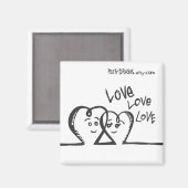 愛の愛 マグネット (正面/裏面)