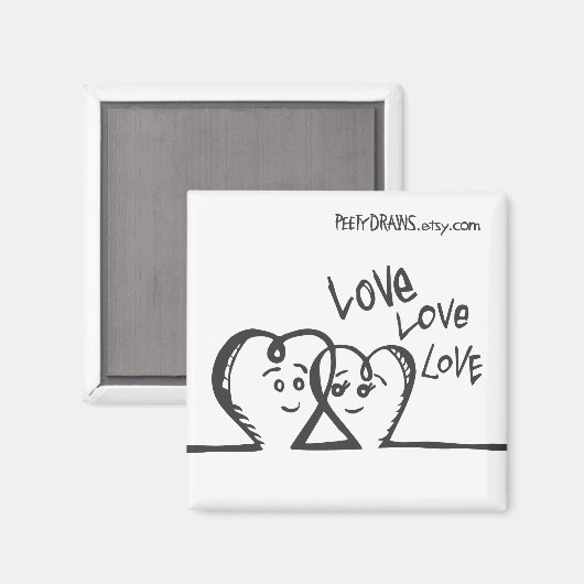 愛の愛 マグネット (正面/裏面)