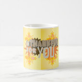 愛の慈悲と感謝であなたに感謝 コーヒーマグカップ (中央)