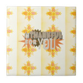 愛の慈悲と感謝であなたに感謝 タイル (正面)