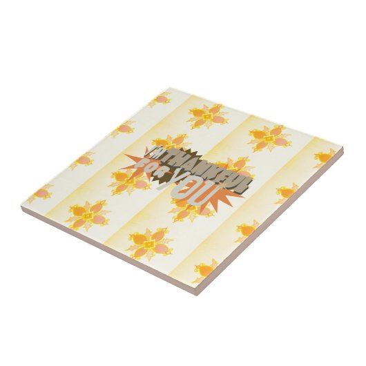 愛の慈悲と感謝であなたに感謝 タイル (側面)