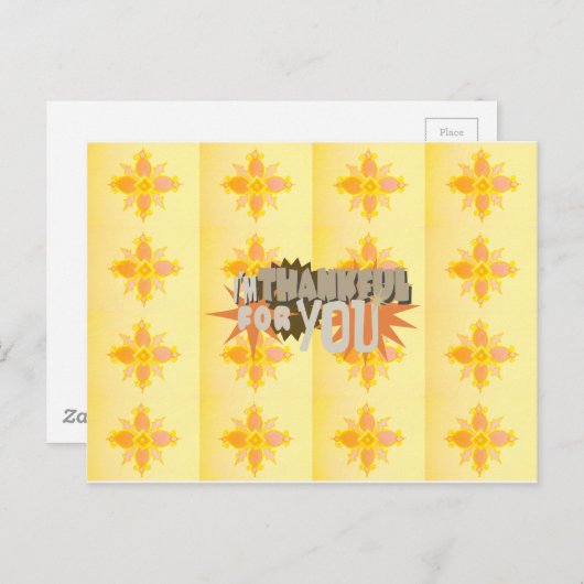 愛の慈悲と感謝であなたに感謝 ポストカード (正面/裏面)