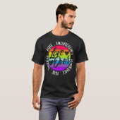 愛の憎しみ無関心の無知の恐怖の障壁 Tシャツ (正面フル)