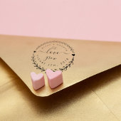 愛の成長素朴の日を自分で結婚作成 ラバースタンプ