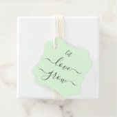 愛の成長結婚の贈り物ラベルメッセージカード フェイバータグ (インサイチュ)