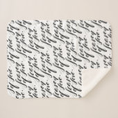 愛の手描きの季節 シェルパブランケット (正面(横))