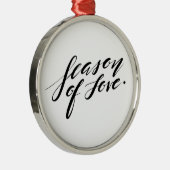 愛の手描きの季節 メタルオーナメント (右)