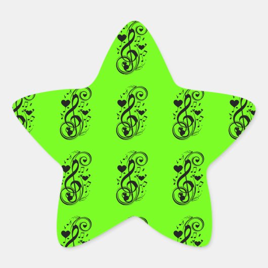 愛の手紙、永遠のあなたのもの_ 星シール (正面)