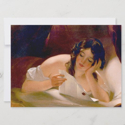 愛の手紙(Thomas Sully) カード (正面)