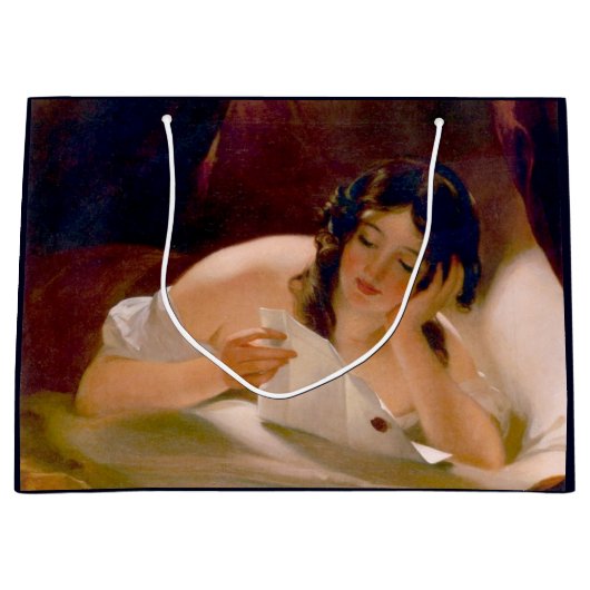 愛の手紙(Thomas Sully) ラージペーパーバッグ (正面)
