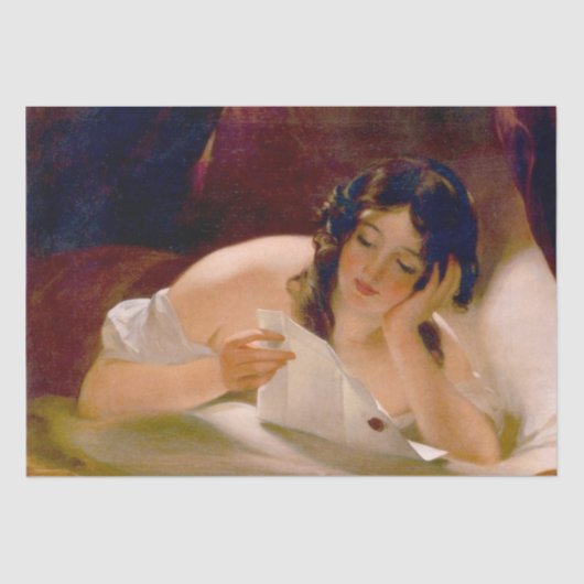 愛の手紙(Thomas Sully) 薄葉紙 (正面)