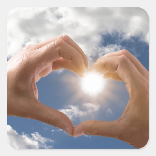 愛の手 スクエアシール (正面)