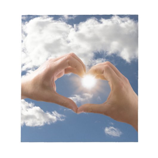 愛の手 ノートパッド (正面)