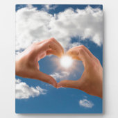 愛の手 フォトプラーク (正面)