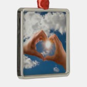 愛の手 メタルオーナメント (右)